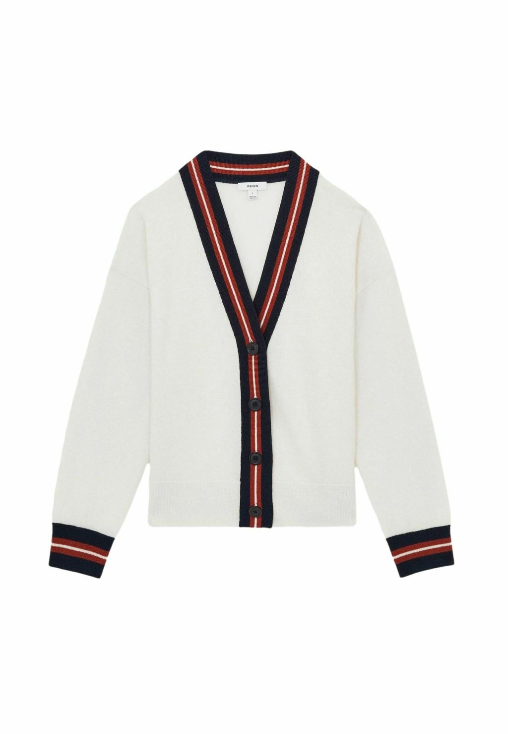 

Кардиган MILA STRIPE Reiss, белый