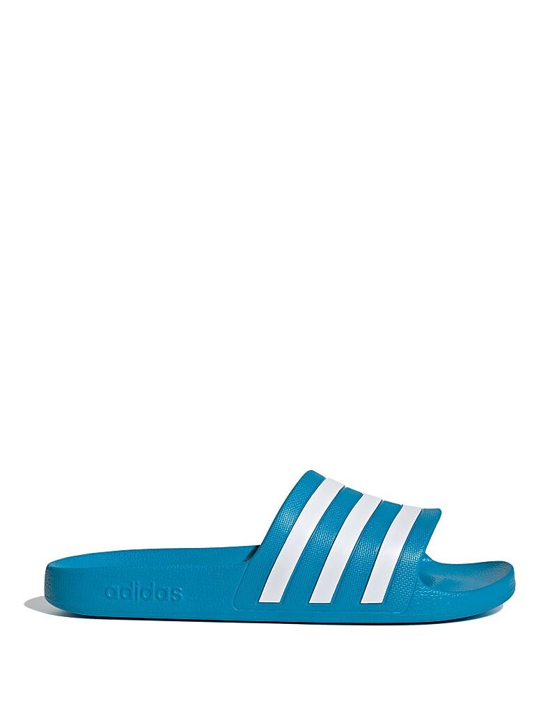

adidas – Adilette – Синие шлепанцы для бассейна