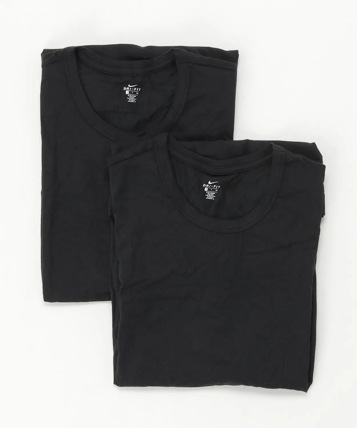 Футболка с круглым вырезом Nike Crew Neck 2 Pack, чёрный