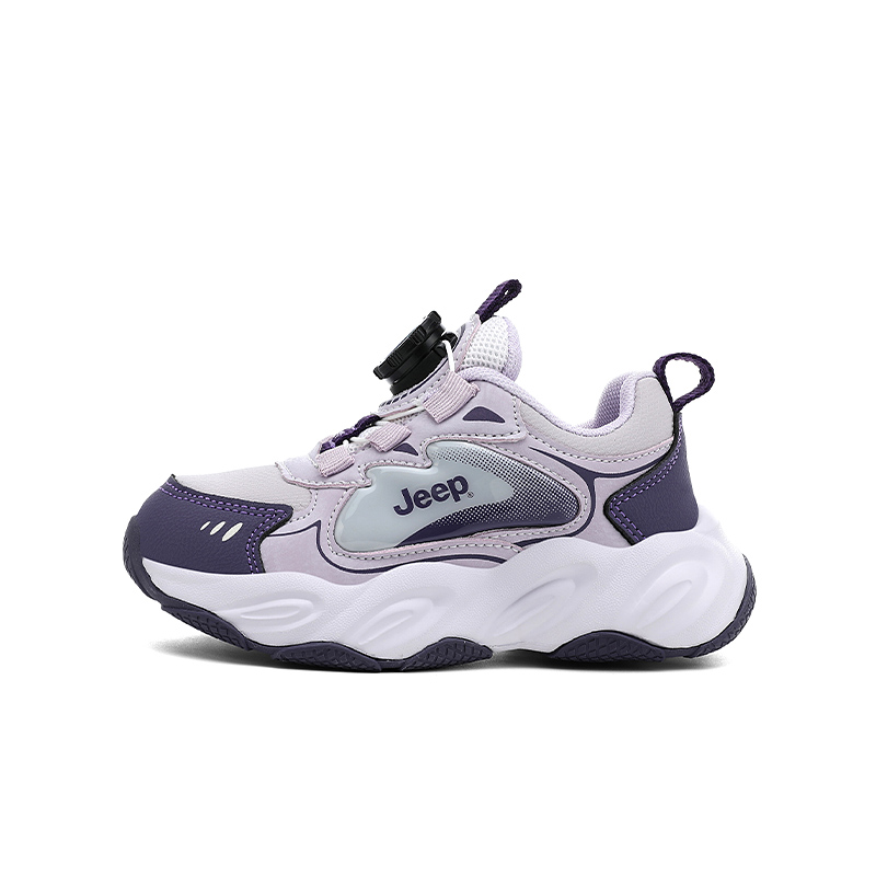 

Jeep Кроссовки для бега Running Collection дышащие облегченные с амортизацией низкие светло-фиолетовые детские