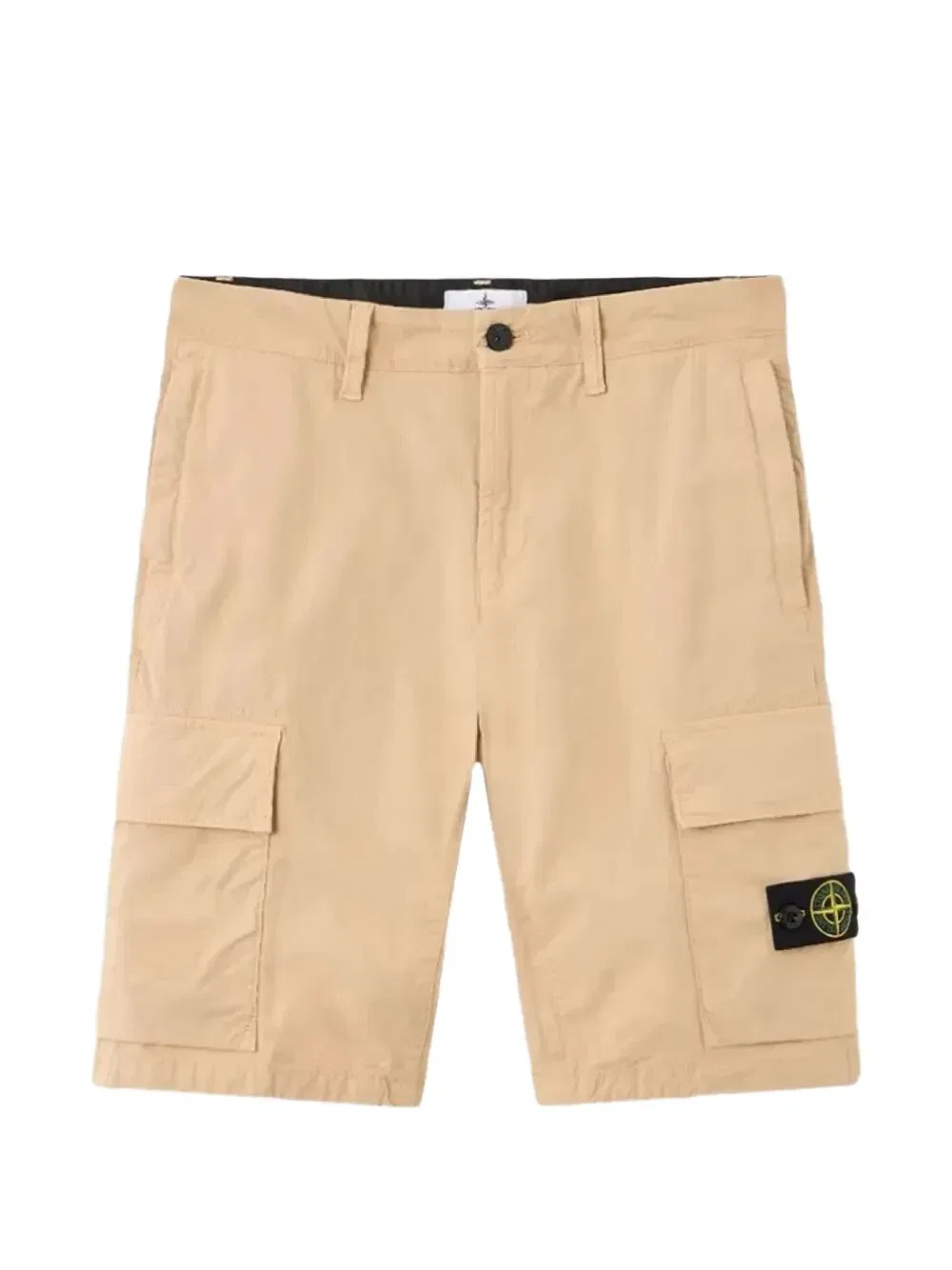 Шорты-карго с нашивкой Compass Stone Island Junior, бежевый