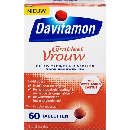 

Davitamon Complete Woman - Мультивитамины и минералы для женщин - 60 таблеток