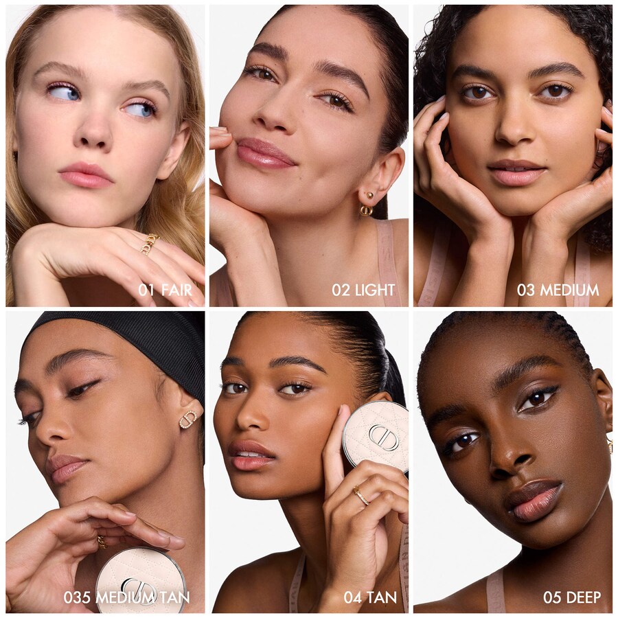 Прессованная матирующая и сияющая пудра Forever Nude DIOR, 0.31 oz/9 g, 3 — фото 4