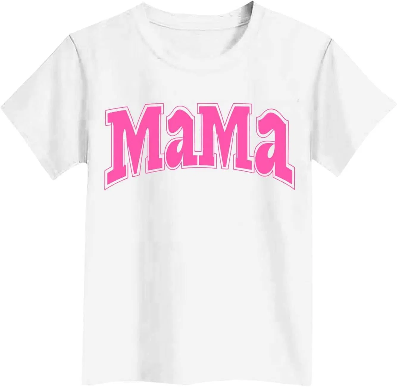 Футболка детская с принтом Mama, Zzalalana, белый