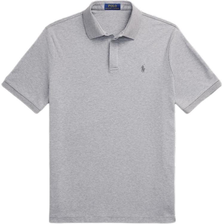 Поло SS24 мужское steel gray Polo Ralph Lauren, серый — фото 3