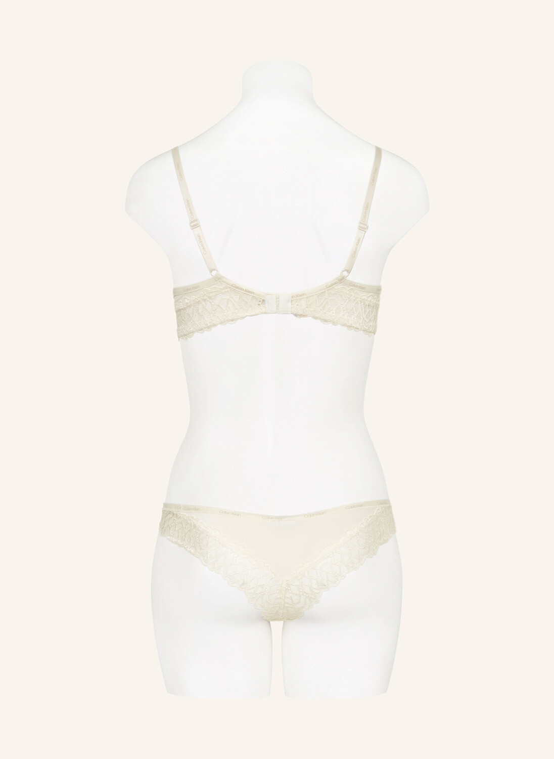 Трусы ck attraction Calvin Klein, экрю — фото 3