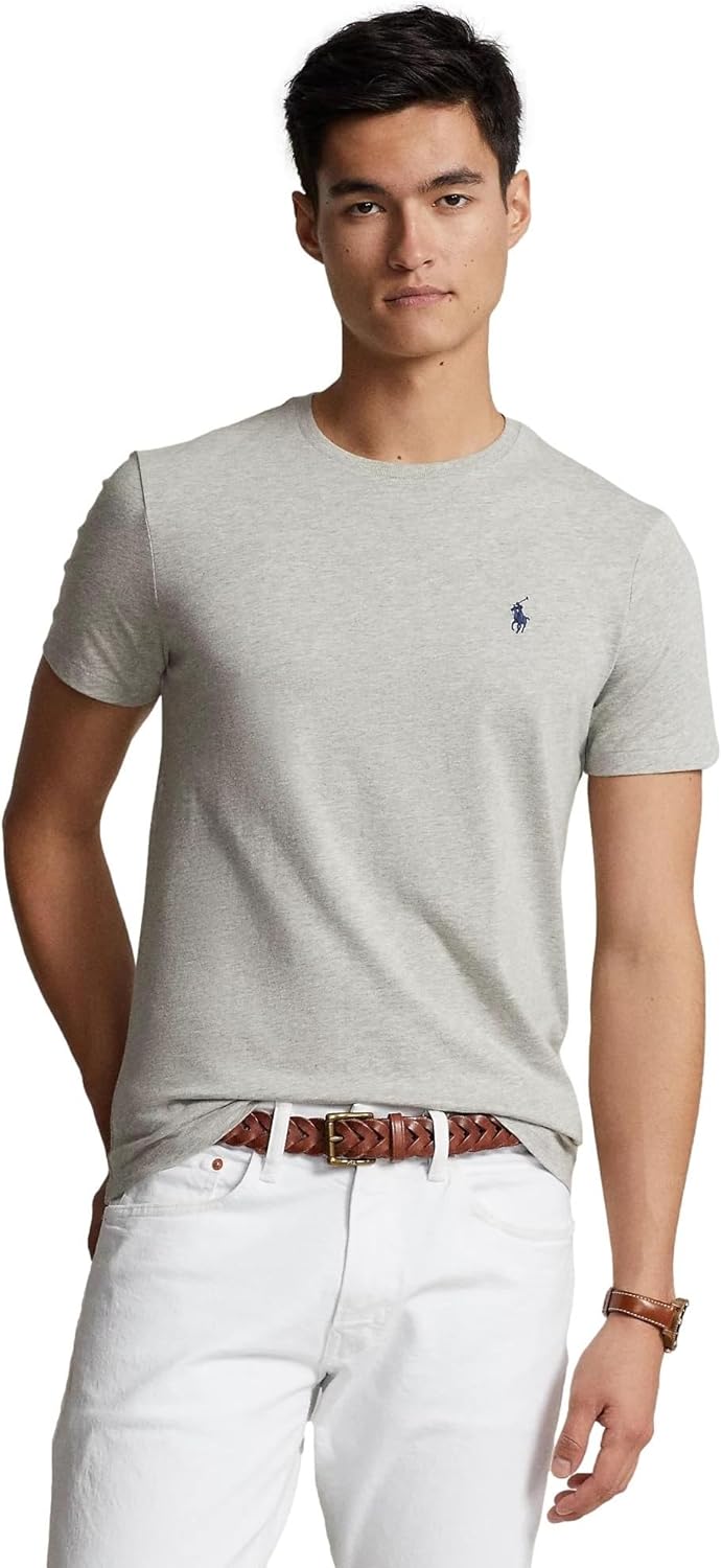 Футболка POLO RALPH LAUREN Men's Keaton Sneaker, Ralph Lauren Grey Heather — фото 2
