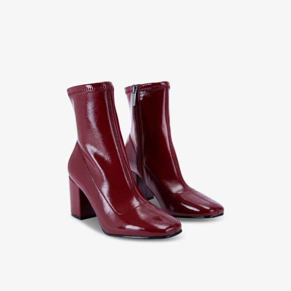Ботильоны из искусственной кожи с каблуком Strut Carvela, красный — фото 2