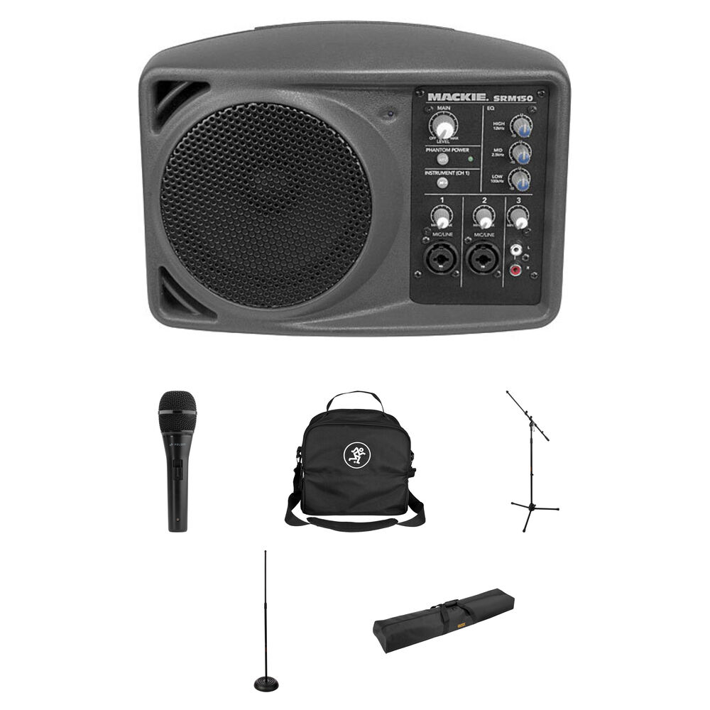 

Портативная PA-системы Mackie SRM150 Compact PA System Kit with Stage Package