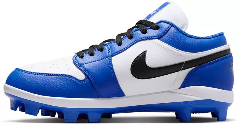 Мужские бейсбольные бутсы Nike Jordan 1 Retro MCS, цвет Royal/Black — фото 3