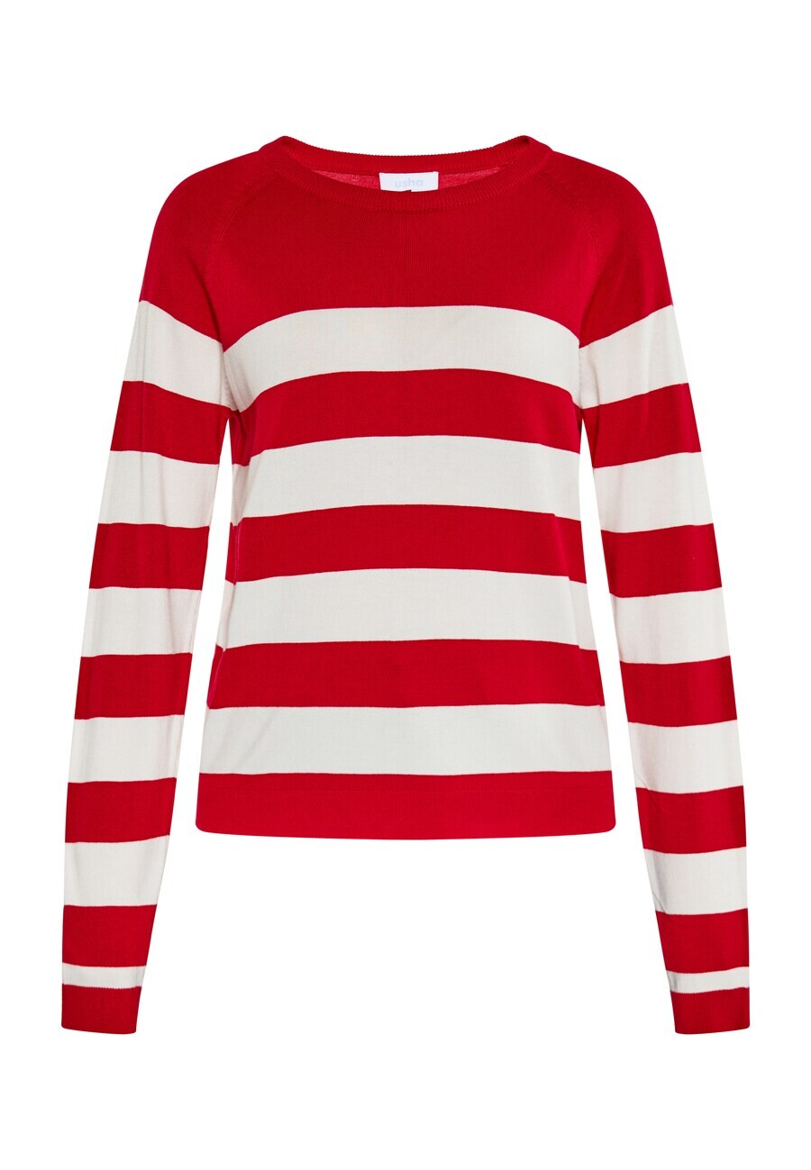

Тонкий вязаный свитер usha BLUE LABEL Sweater, красный