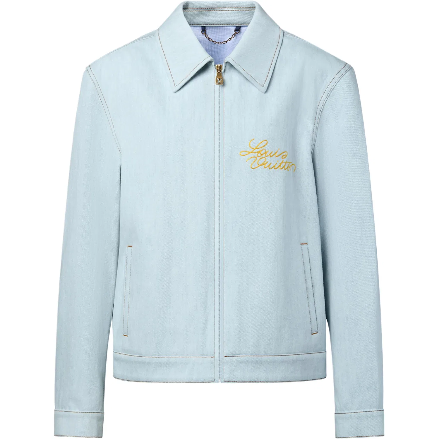 Джинсовая куртка мужская SS26 LOUIS VUITTON, Blue