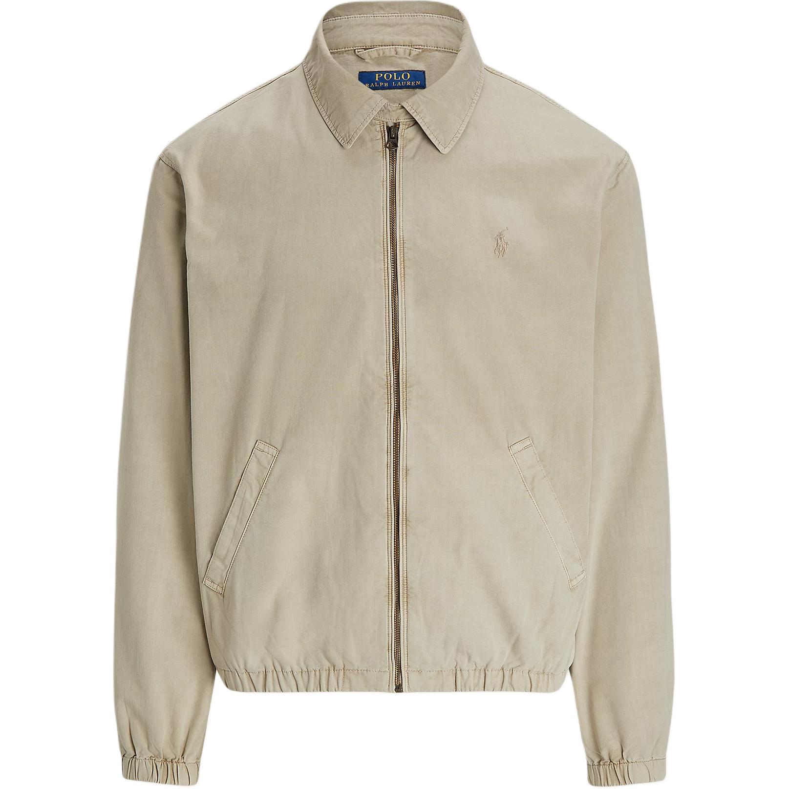 Polo Ralph Lauren Бейпорт куртка из минерально окрашенного поплина, Olive — фото 3