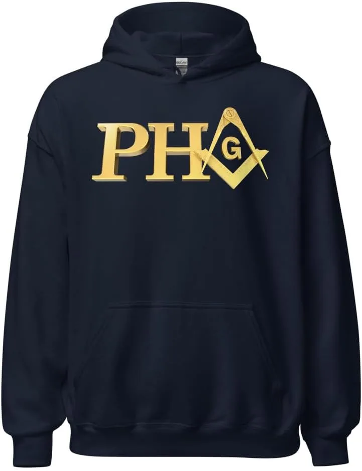 

Толстовка PHA Prince Hall Affiliated Masonic с символом Square & Compass, размеры SM-5XL Vinson MFG