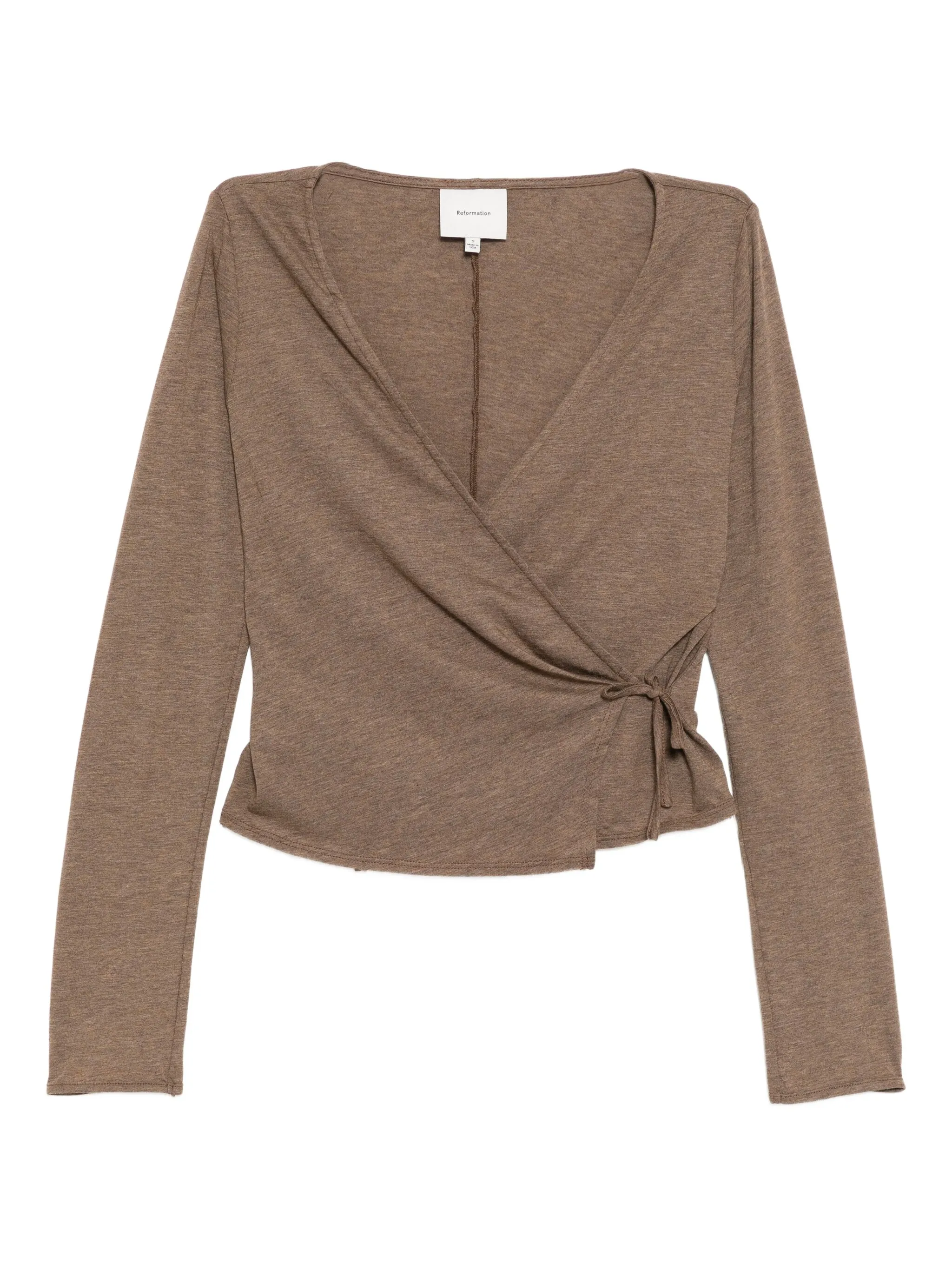 

Перрен топ Reformation, коричневый