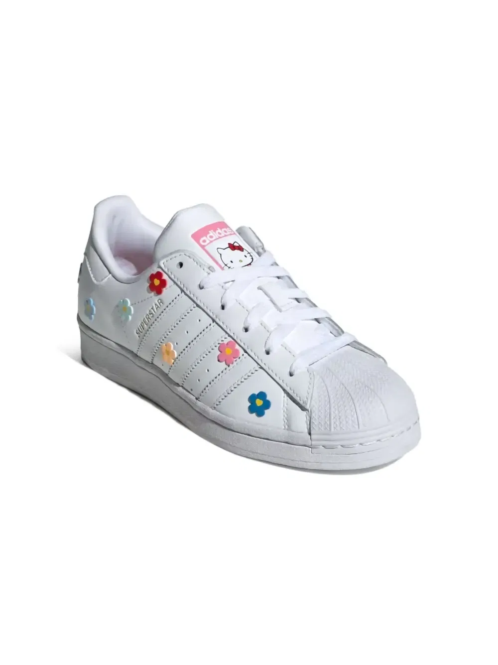 X кроссовки Hello Kitty Superstar J Adidas Kids, белый — фото 2