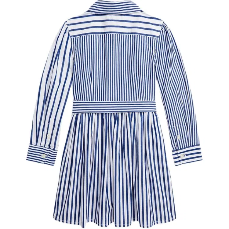 Платье с длинным рукавом SS24 Blue Kids' Polo Ralph Lauren — фото 3