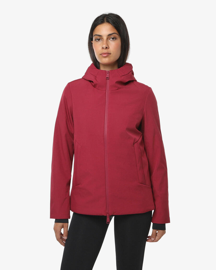 

JAKED Женская синтетическая фитнес-куртка вишневого цвета