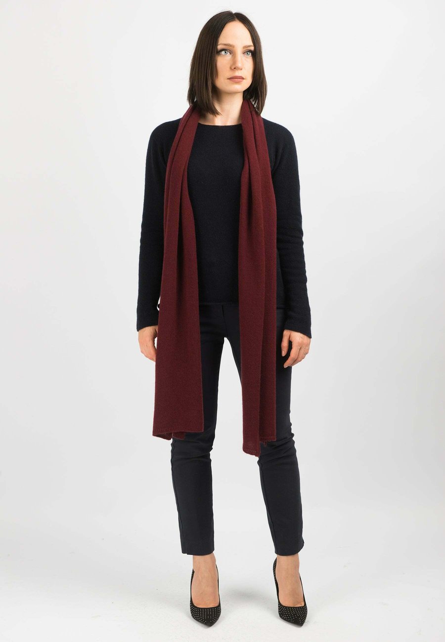 

Шарф Dalle Piane Cashmere Scarf, Bordeaux