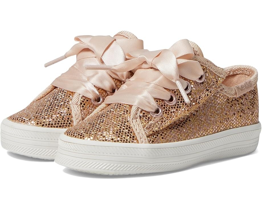 

Кроссовки Keds Kids Kickstart Jr. Celebrations, цвет Rose Gold Sparkle