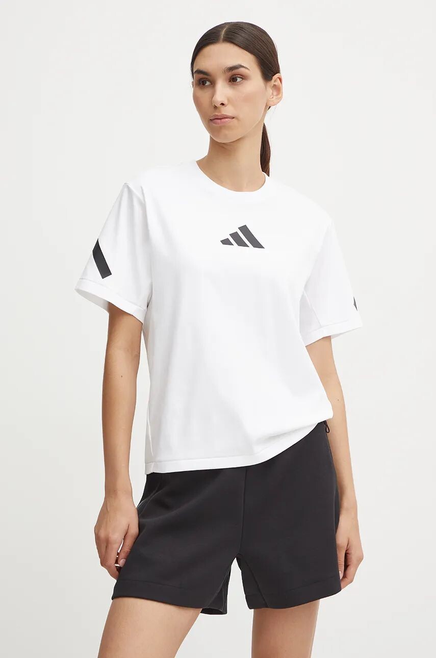 

Футболка adidas ZNE из хлопка, белый