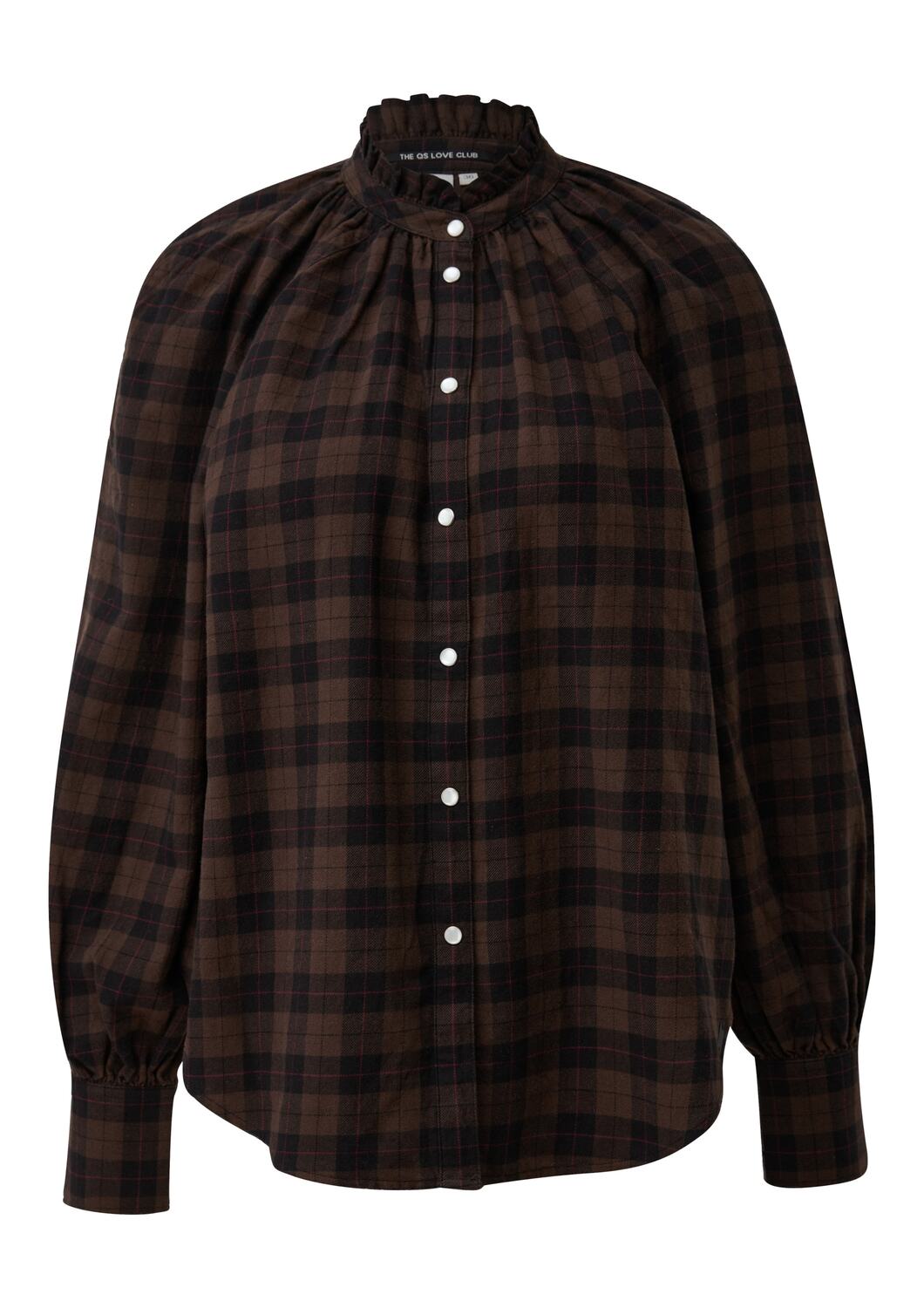 

QS Рубашка в темно-коричневом цвете