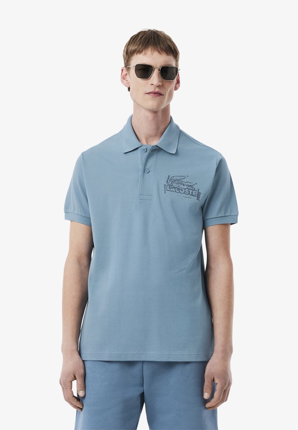 

Рубашка поло Lacoste, синий