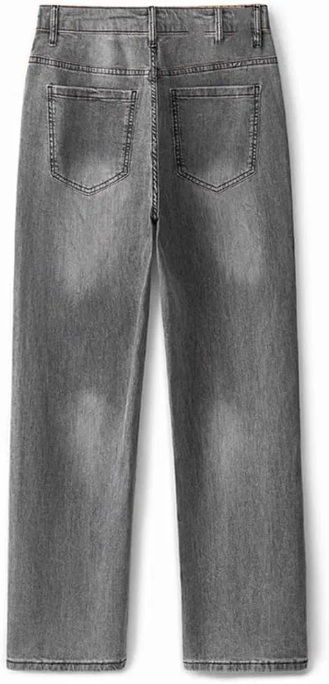 Джинсы, серые, Slim Straight — фото 3