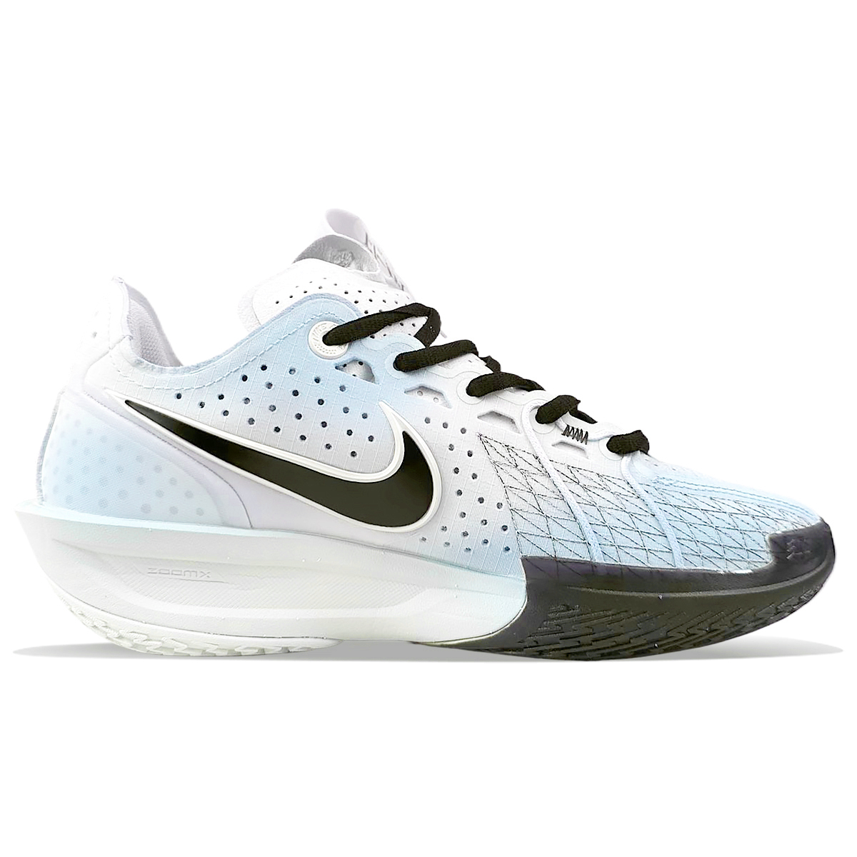 Nike Air Zoom G.T. Cut 3 Износостойкие противоскользящие низкие баскетбольные кроссовки Unisex Белый — фото 3