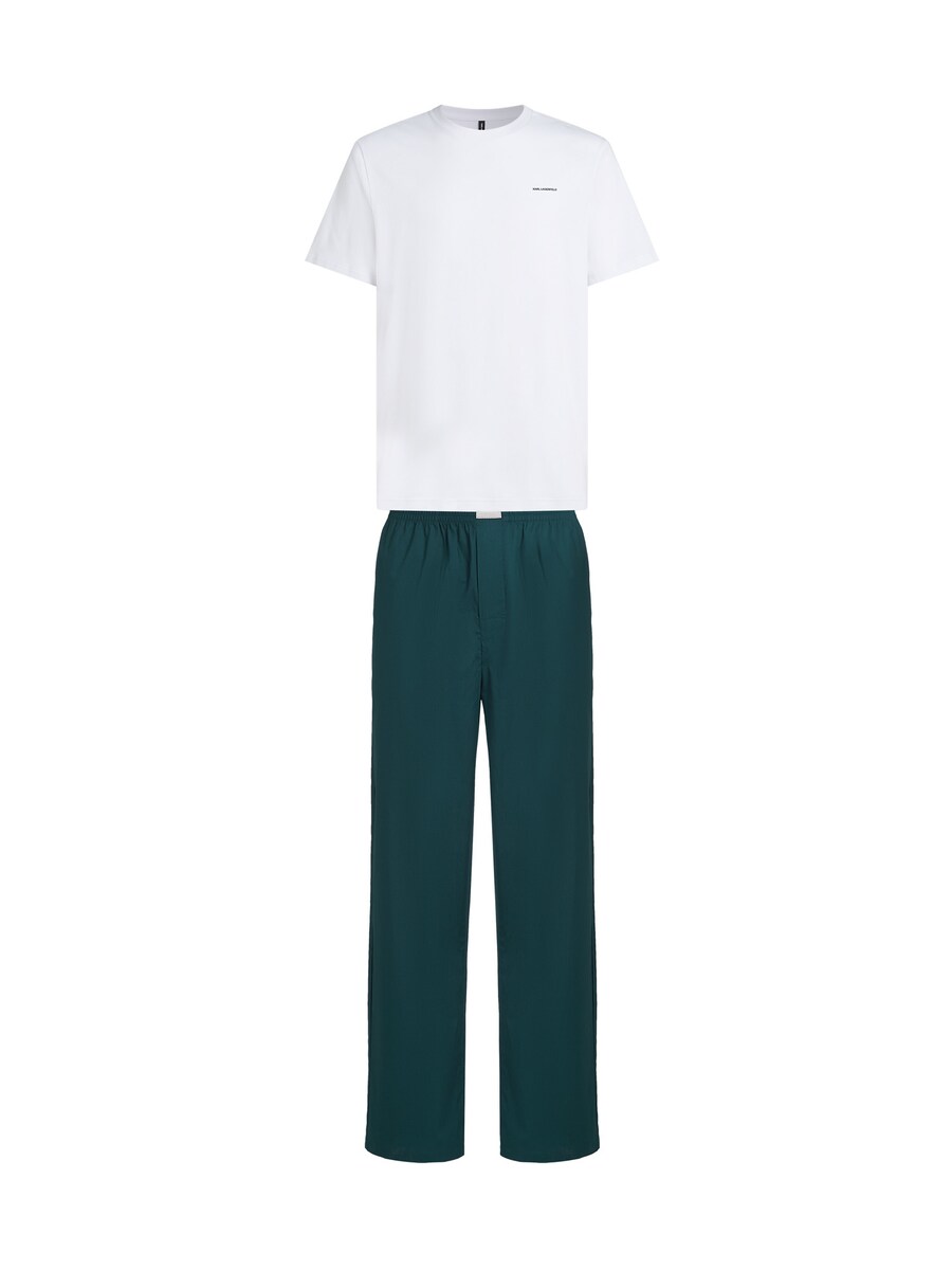 

Длинная пижама Karl Lagerfeld, цвет Emerald/White