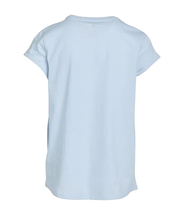 Футболка с коротким рукавом Cap Sleeve Tee Adidas Kids, Crystal Sky — фото 2