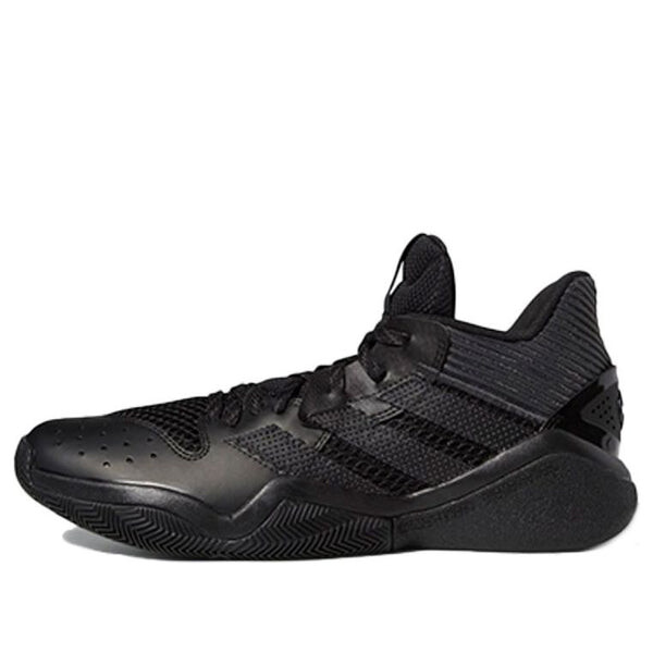 

Кроссовки harden stepback 'core black' Adidas, черный