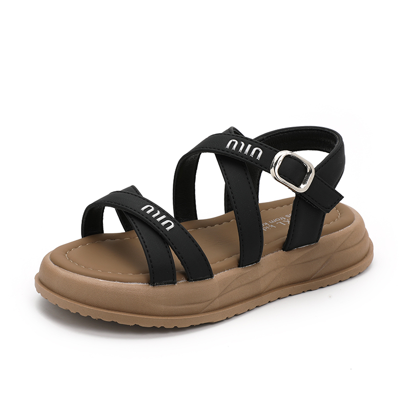 

Сандалии детские, нескользящие, дышащие, быстросохнущие KINDDOG, черный