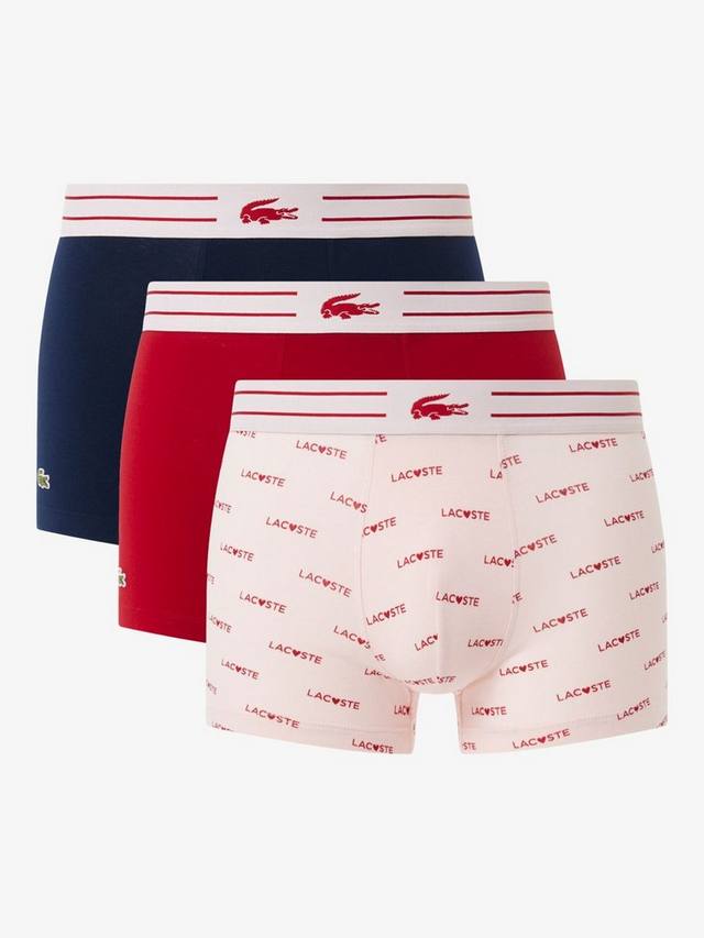 

Плавки с логотипом valentine на поясе Lacoste, цвет Pink Mid