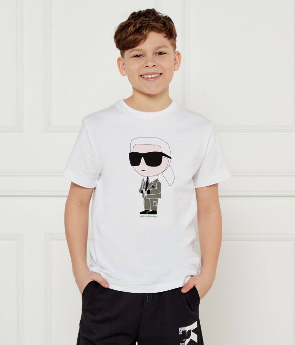 

Футболки Regular fit Karl Lagerfeld Kids, белый
