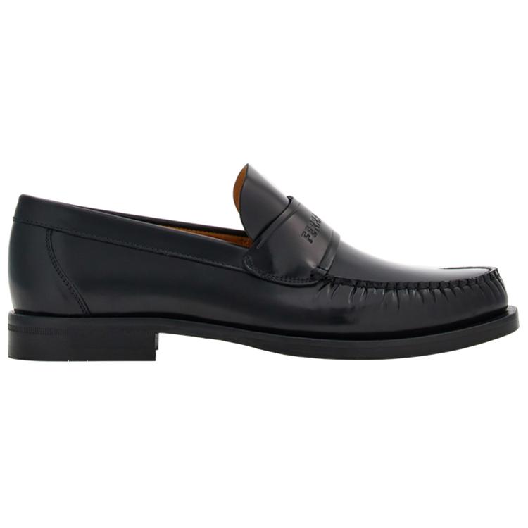 Ferragamo Феррагамо Лоферы из кожи с тиснением логотипа — фото 2