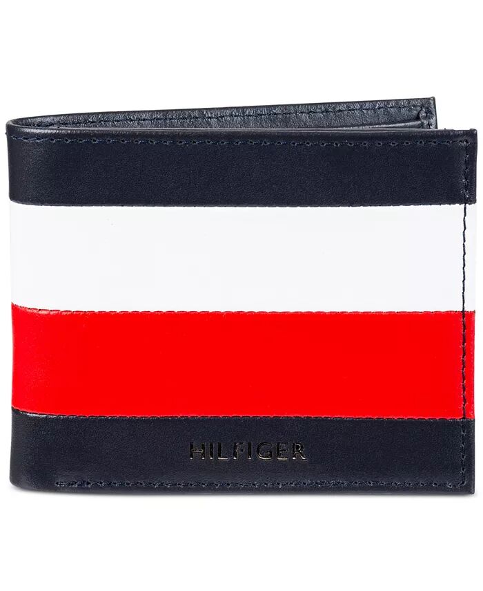 

Мужской кошелек-пропуск Frazier Stripe Tommy Hilfiger, синий