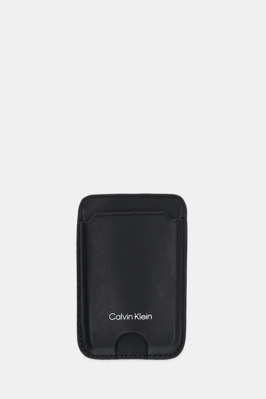 

Кожаный чехол для карт Calvin Klein, черный