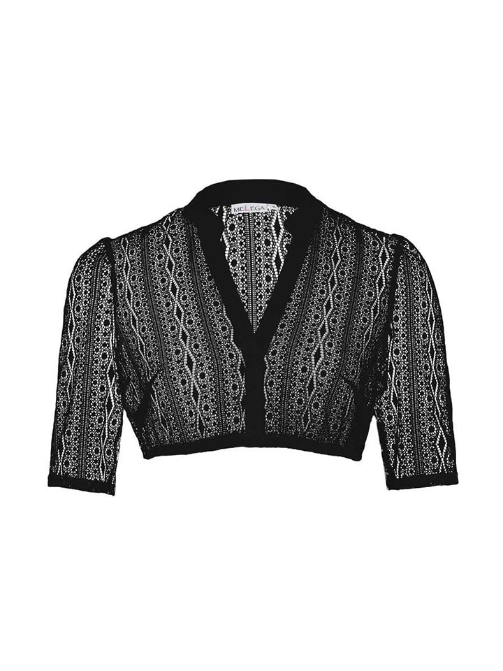 

Melega Блузка-дирндль "Мира" черного цвета