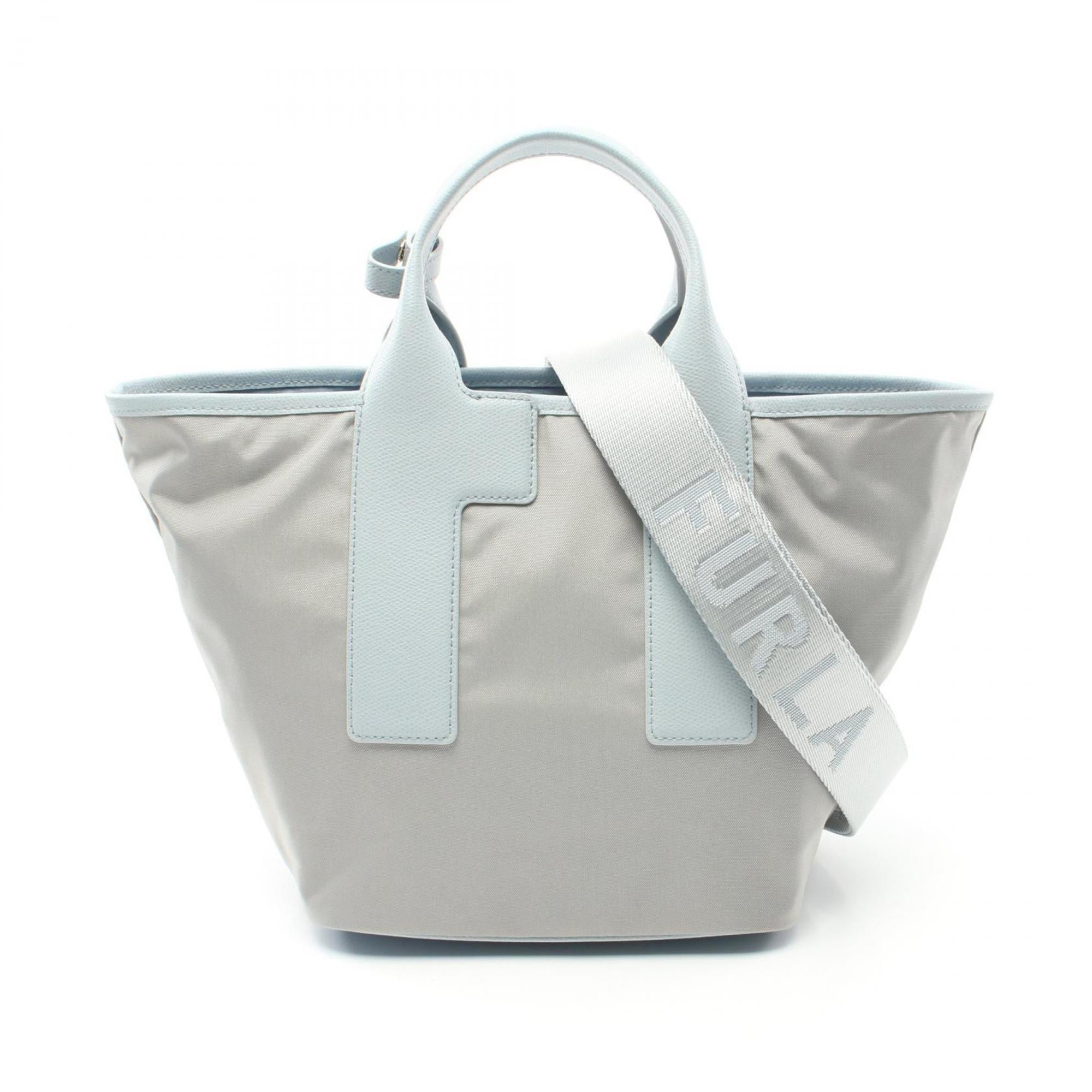 

Сумка Furla из синей кожи и нейлона