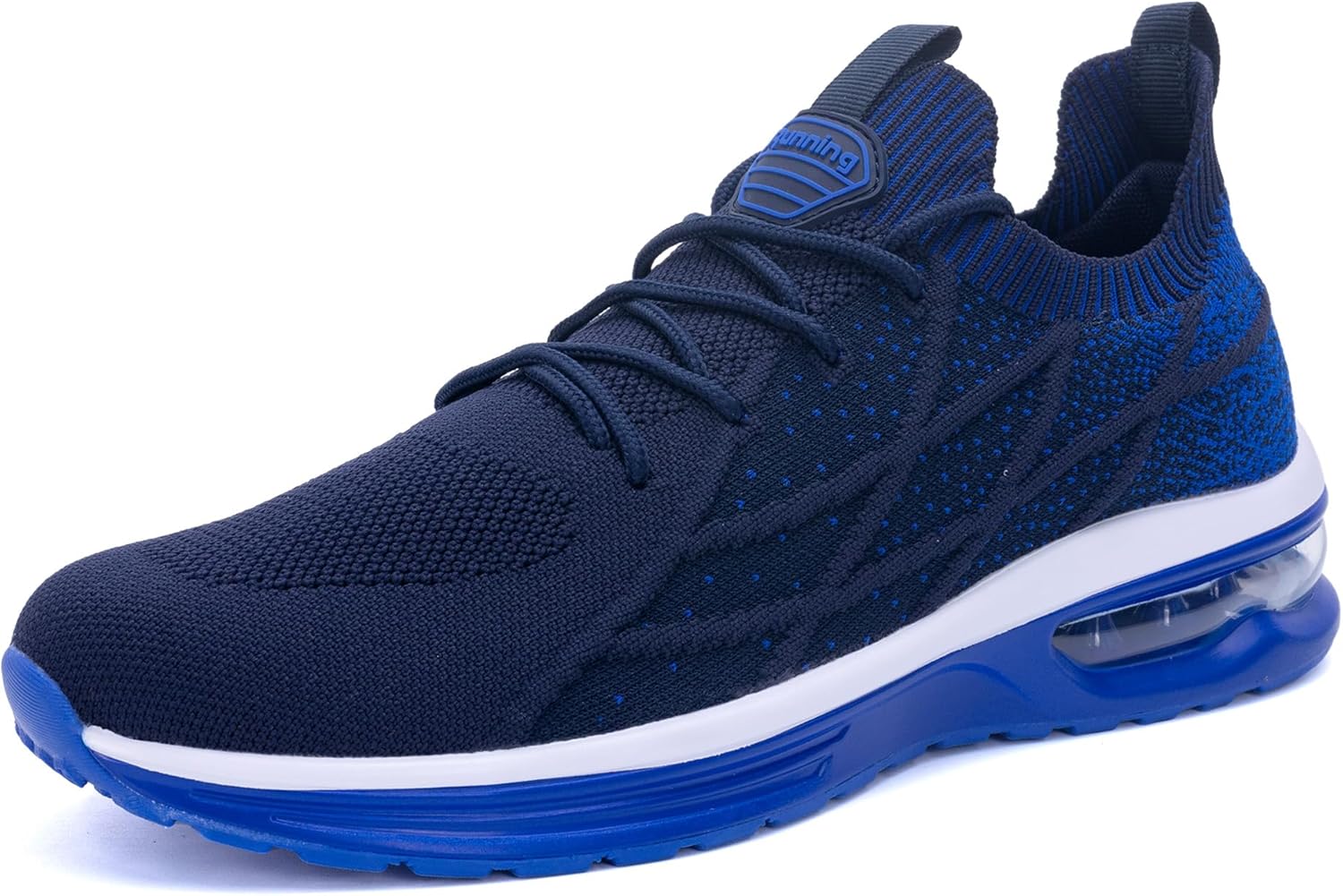 

Мужские кроссовки для бега и ходьбы, противоскользящие, повседневные модные кеды, теннисные спортивные обувь для тренировок и путешествий Pasick, темно-синий