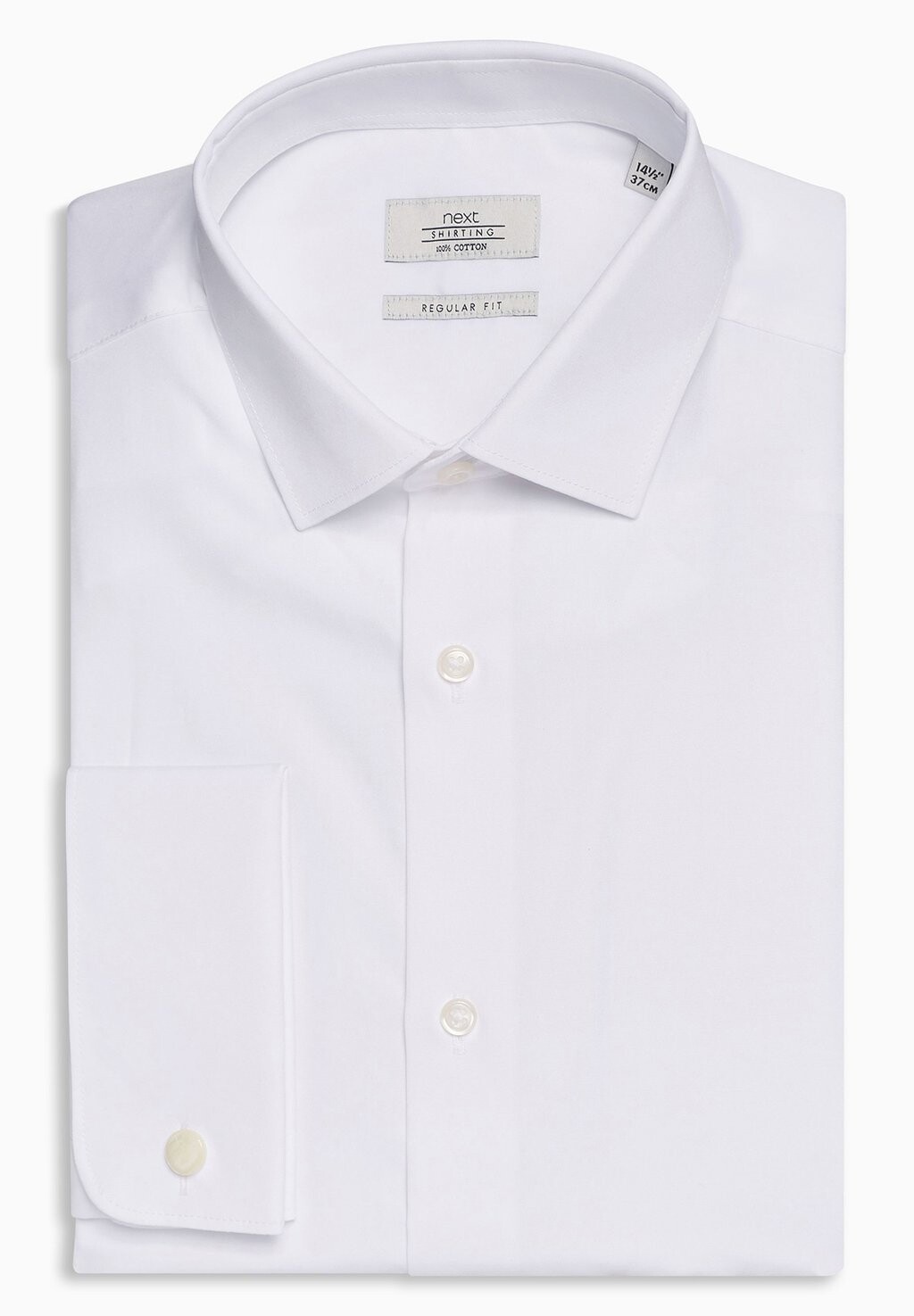 Деловая рубашка REGULAR FIT Next, цвет white — фото 3