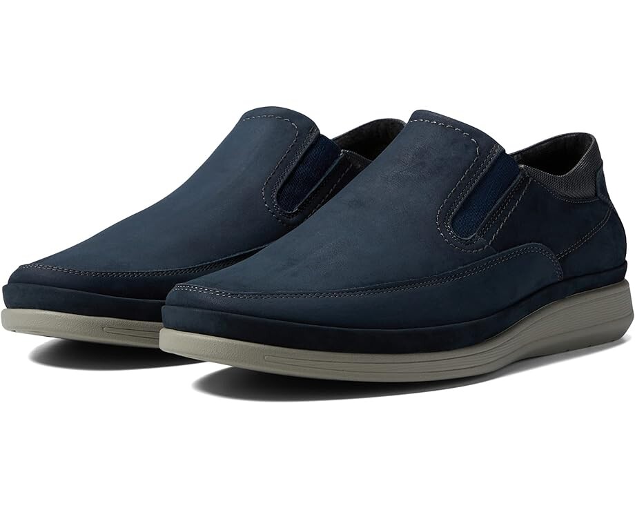 

Лоферы Florsheim Motion Moc Toe Slip-On, цвет Navy Nubuck