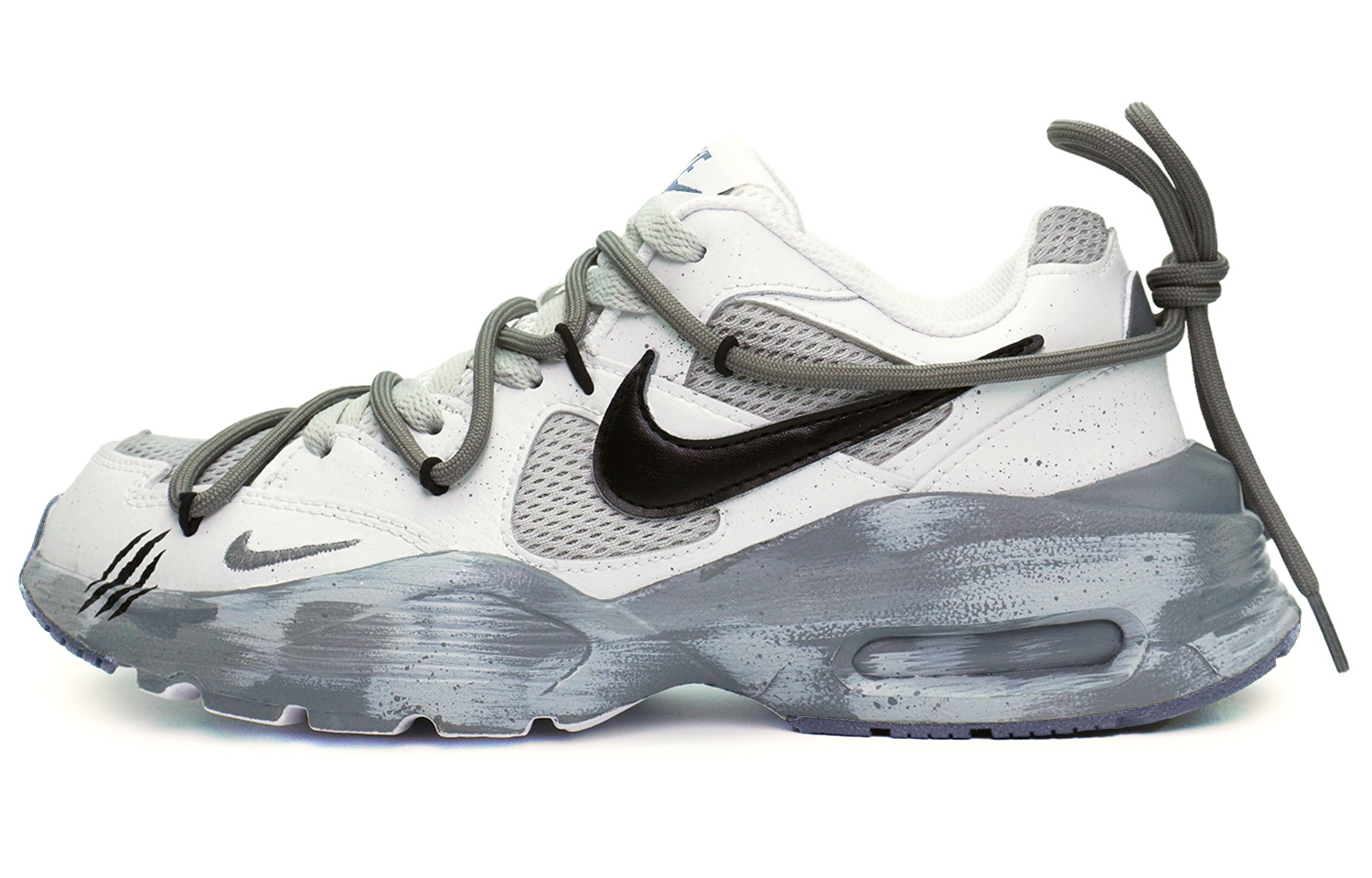 Nike Женские кроссовки Air Max Fusion Low Top серо-белые, цвет Gray White