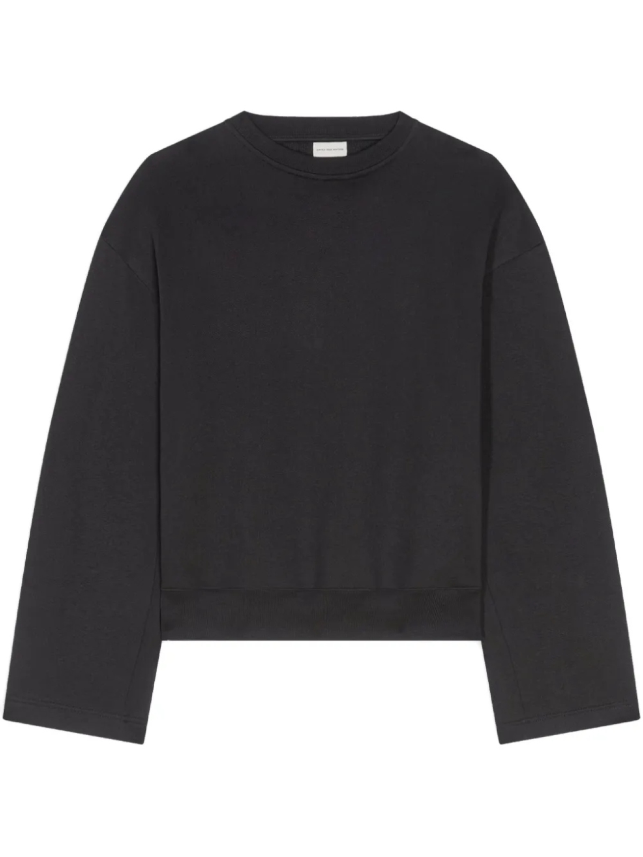

DRIES VAN NOTEN толстовка с контрастной вставкой, черный