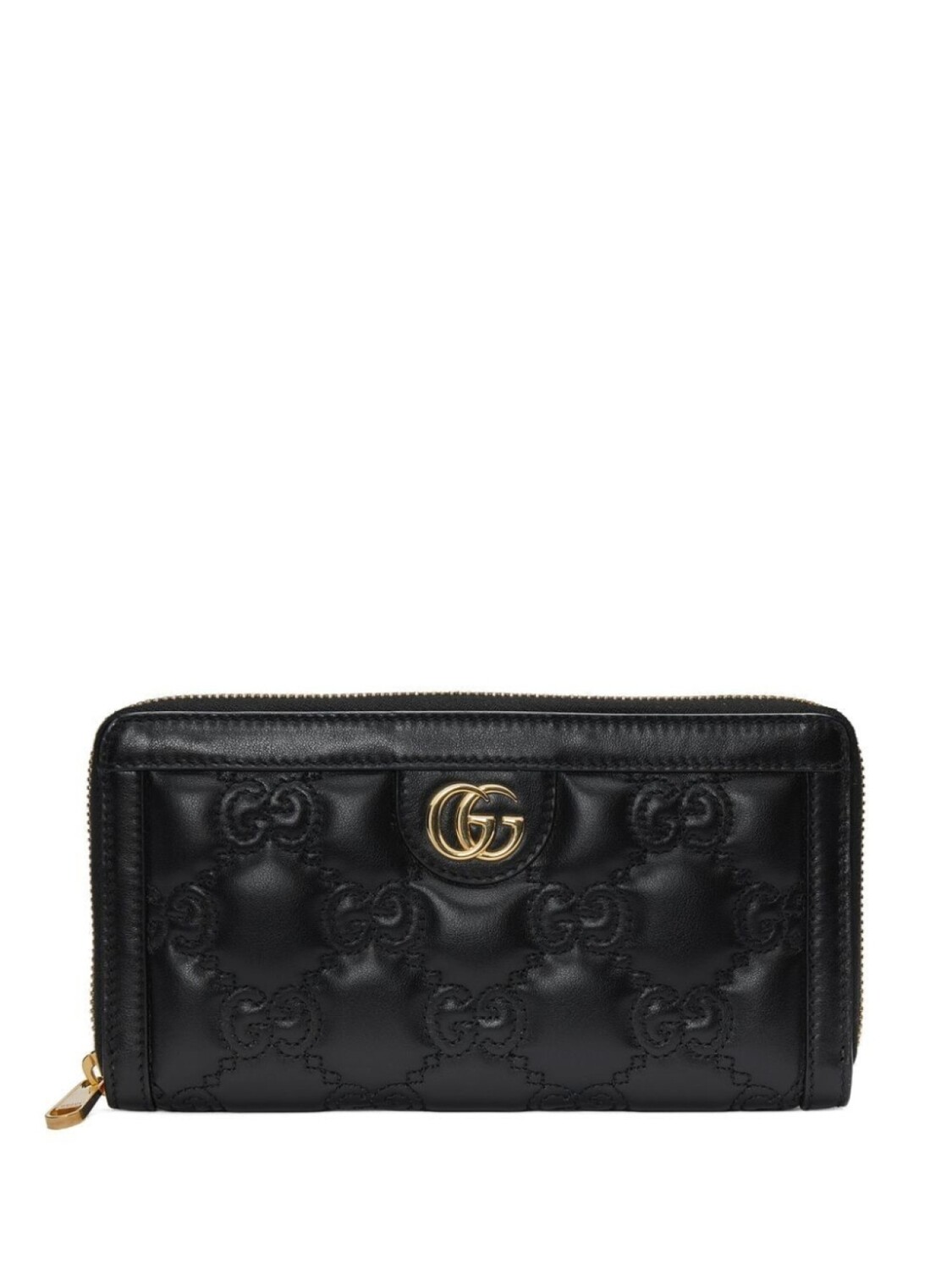 

Gucci кошелек GG matelass© с круговой молнией, черный