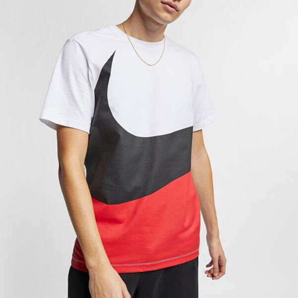 Футболка large sports pullover round neck short sleeve white Nike, белый — фото 2