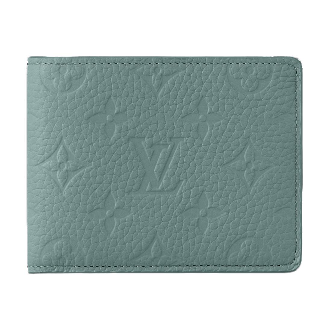 

LOUIS VUITTON Женский бумажник из коровьей кожи зелёный