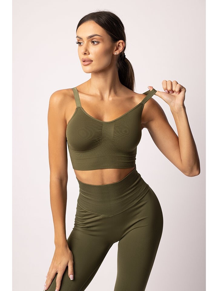 

Спортивный бюстгальтер Spaio Sport-BH Flex, хаки