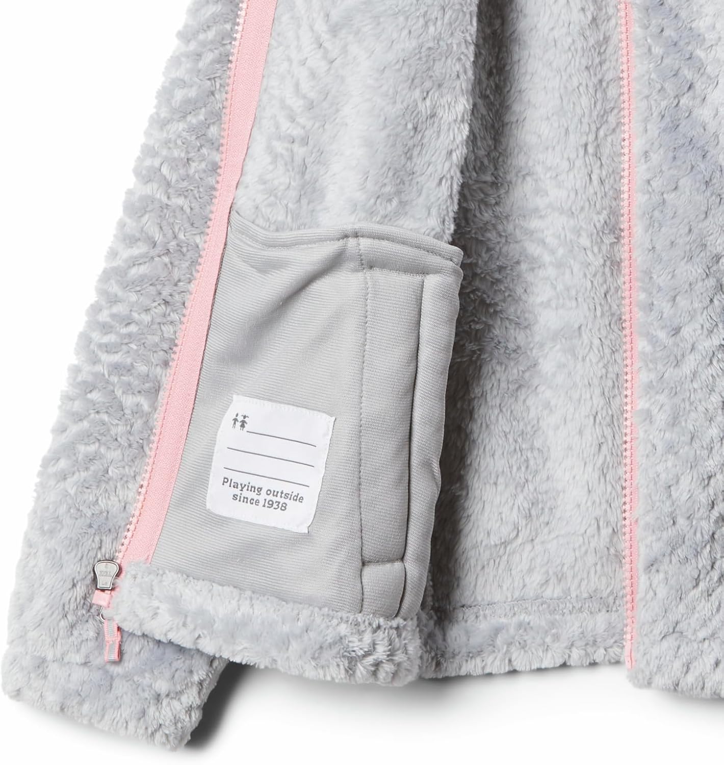 Columbia unisex-baby Fire Side Sherpa Full Zip, Columbia Grey — фото 3